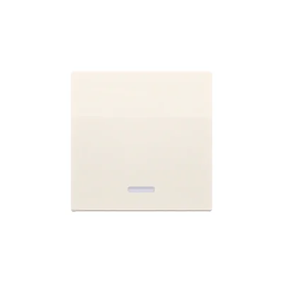 Single rocker with an eyelet for switches and illuminated buttons - cream