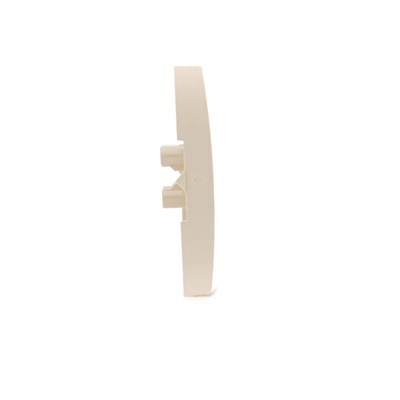 Single rocker with eyelet for illuminated switches/buttons, cream