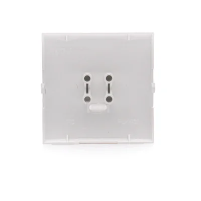 Single rocker with eyelet for illuminated switches/buttons, white