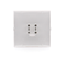 Single rocker with eyelet for illuminated switches/buttons, white