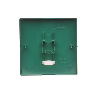 Single rocker with eyelet for switches/buttons with backlight