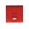 Single rocker with ring for switches/buttons with backlight, red