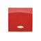 Single rocker with ring for switches/buttons with backlight, red