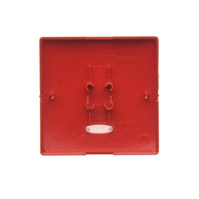 Single rocker with ring for switches/buttons with backlight, red