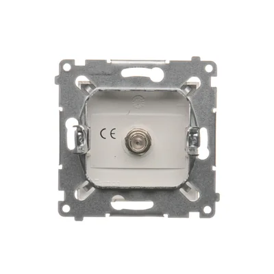 Single SAT antenna socket (module) gold (metallic)