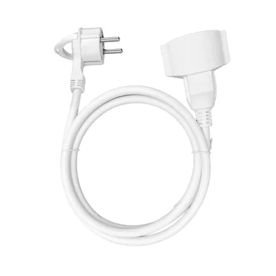 Single-socket home extension cord, 1x2P+Z (Schuko) 3m, PVC cable H05VV-F 3x1.5mm2, 230VAC/16A