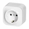 Single socket n/t ToDo 2P+Z Sch. IP20, 16A, 230V AC, white, 10 pcs.