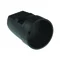 Single socket without grounding, black