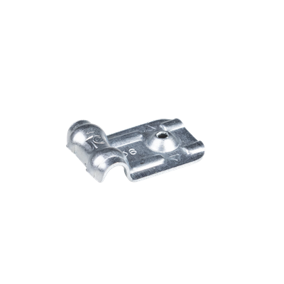 Single steel cable holder 8 mm, galvanized