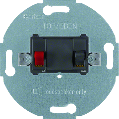 Single stereo speaker socket anthracite