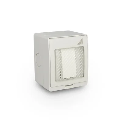 Single surface-mounted switch LPN IP55 AQUA55 gray