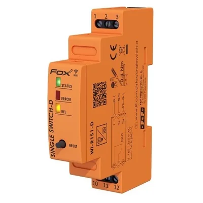 SINGLE SWITCH Single Wi-Fi relay 230V FOR DIN RAIL
