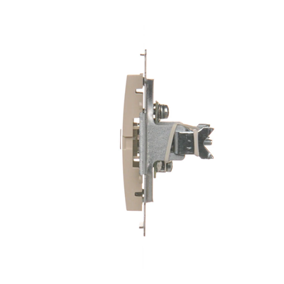 Single TV antenna socket (module) cream