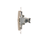Single TV antenna socket (module) cream