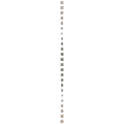 Single TV antenna socket (module) cream