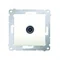 Single TV antenna socket (module) cream