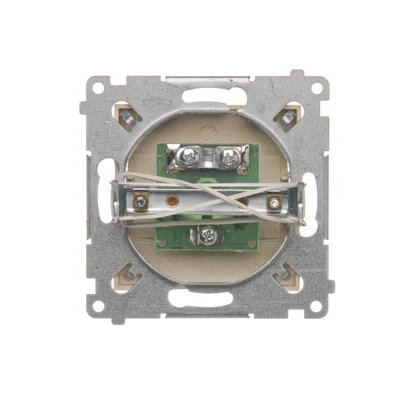 Single TV antenna socket (module) cream