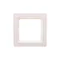 Single white frame