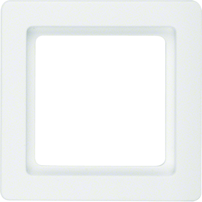 Single white frame