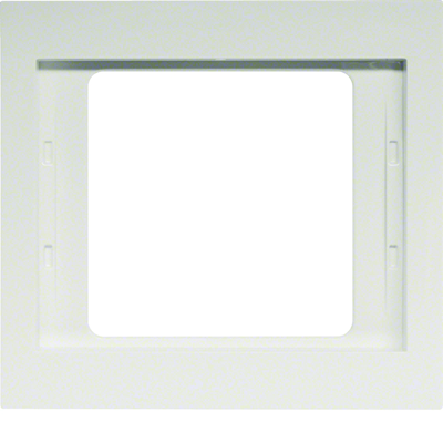Single white frame