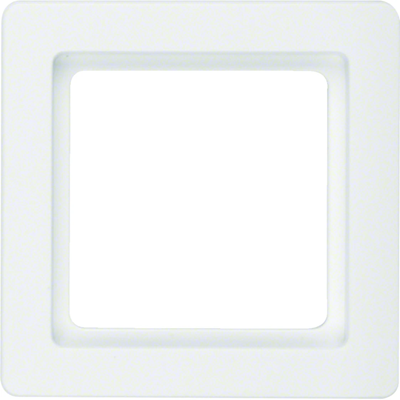 Single white frame