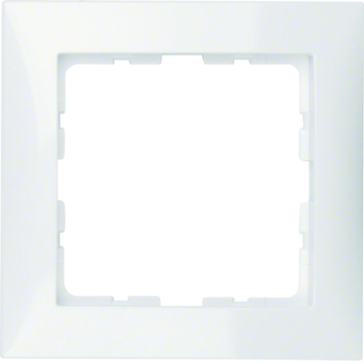 Single white frame