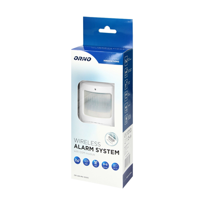 Sistema de alarma inalámbrico de 130 dB con módulo GSM, MH blanco