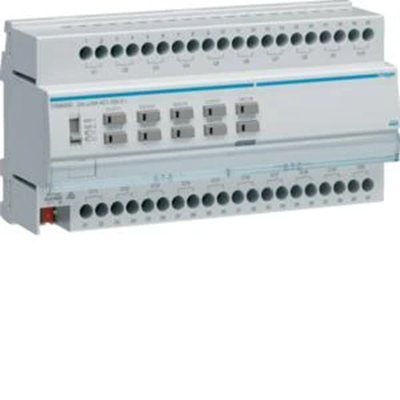 Sistema KNX Controller di commutazione/persiane 20/10 gang 16A carico C, 8 mod