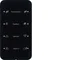 SISTEMA KNX R.1 Sensor táctil cuádruple configurable cristal negro