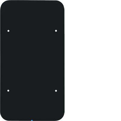 SISTEMA KNX R.1 Sensor táctil doble cristal confort negro