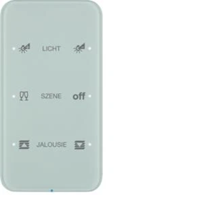 SISTEMA KNX R.1 Sensore touch, configurabile 3 volte, vetro bianco