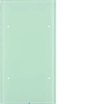 SISTEMA KNX R.3 Sensor táctil doble confort, cristal blanco