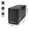 Sistema UPS interactivo en línea Qoltec | Monolith | 1000 VA | 600 W
