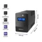 Sistema UPS interactivo Qoltec Line | Monolith | 650 VA | 360 W | LCD | USB | RJ45