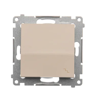 Сходовий вимикач (модуль) 10А 250В швидкороз'ємний крем