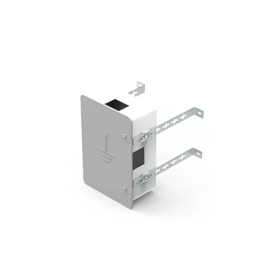 Skrzynka kontrolna do elewacji 168x250mm 85-142mm szara