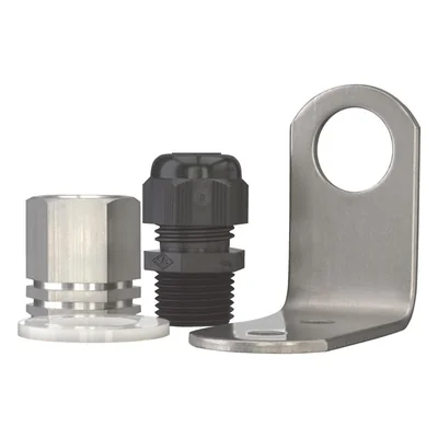 SL7/4-FW-T Mounting angle with gland M20