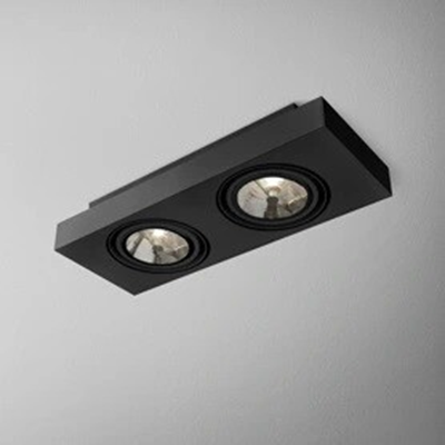 Sleek 111x2 Sconce wall lamp black mat