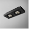 Sleek 111x2 Sconce wall lamp black mat