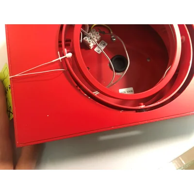 SLEEK Lámpara de techo, roja, mate