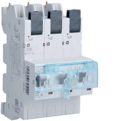 SLS Selective circuit breaker 3P Cs 25A busbar 12x5/10mm 40mm