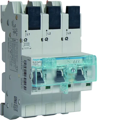 SLS Selective circuit breaker 3P Cs 40A busbar 12x5/10mm 40mm