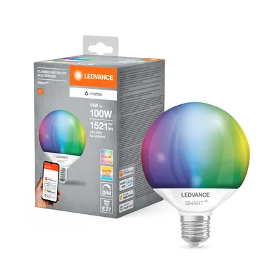 SMART+ MATTER Globe 95 100 14W 827...865 Multicolor E27