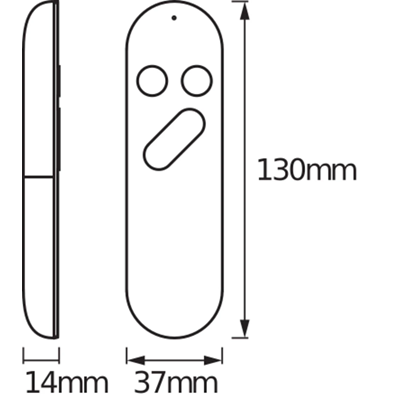 SMART+ WIFI Mando a distancia IP20 blanco