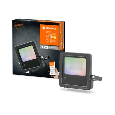 SMART+ WIFI MULTICOLOR RGBW LED světlomet 10W 630lm 3000K 100° 230V IP65 tmavě šedá