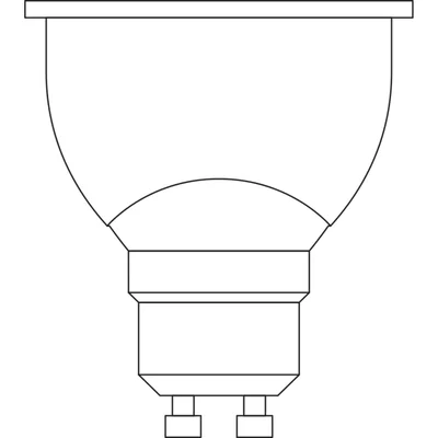 SMART+ WIFI MULTICOLOR RGBW LED žárovka 5W GU10 350lm 2700-6500K 230V