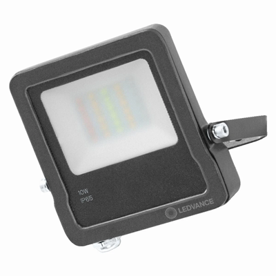 SMART+ WIFI MULTICOLOR RGBW Proiettore LED 10W 630lm 3000K 100° 230V IP65 grigio scuro