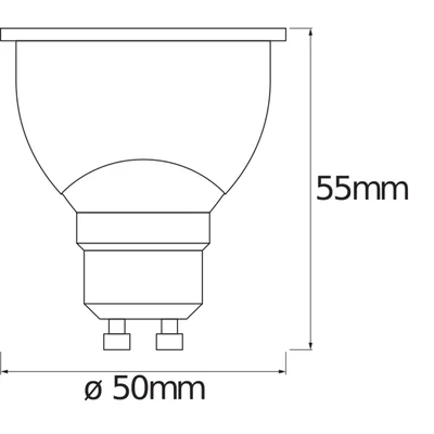 SMART+ WIFI Żarówka LED 5W GU10 350lm 2700-6500K 230V