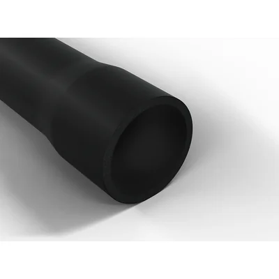 Smooth-walled pipe for open spaces in sections of dia. 160 mm QRG UV 160/14.5 BLACK L=6M