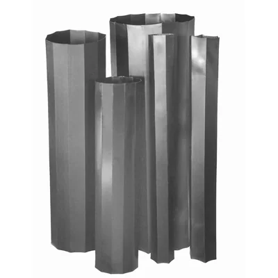 Smršťovací bužírky velkého průměru, standardní +105 °C, s lepidlem, černá barva RDK 225/90x1